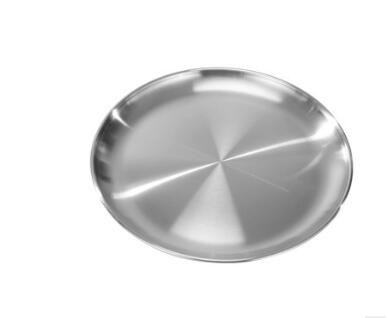 European Style Gold Dinner Plates Serving Dishes Kitchen Round Cake Tray Western Steak Plates WJ41801