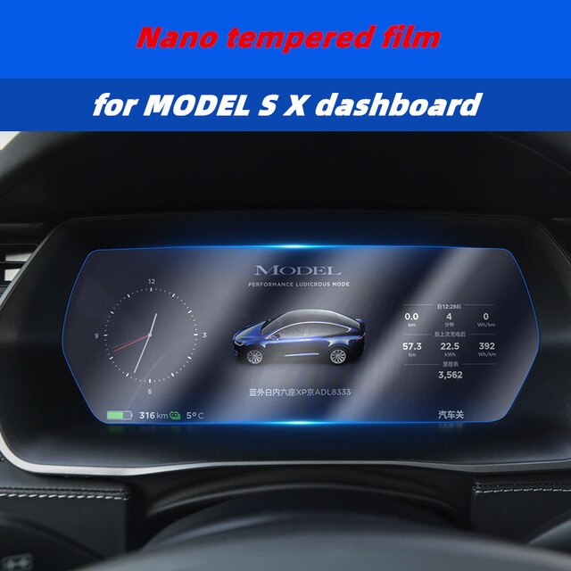 for Tesla model 3 S X Car accessories Central control navigation protection sticker for model3 Dcoration transparent film