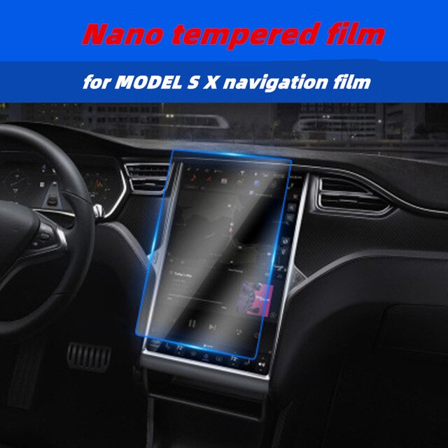 for Tesla model 3 S X Car accessories Central control navigation protection sticker for model3 Dcoration transparent film
