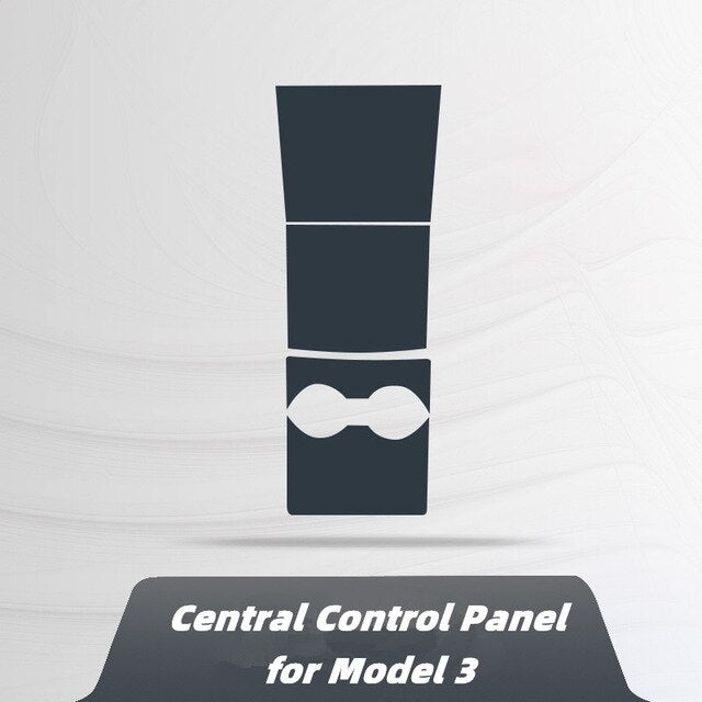 for Tesla model 3 S X Car accessories Central control navigation protection sticker for model3 Dcoration transparent film