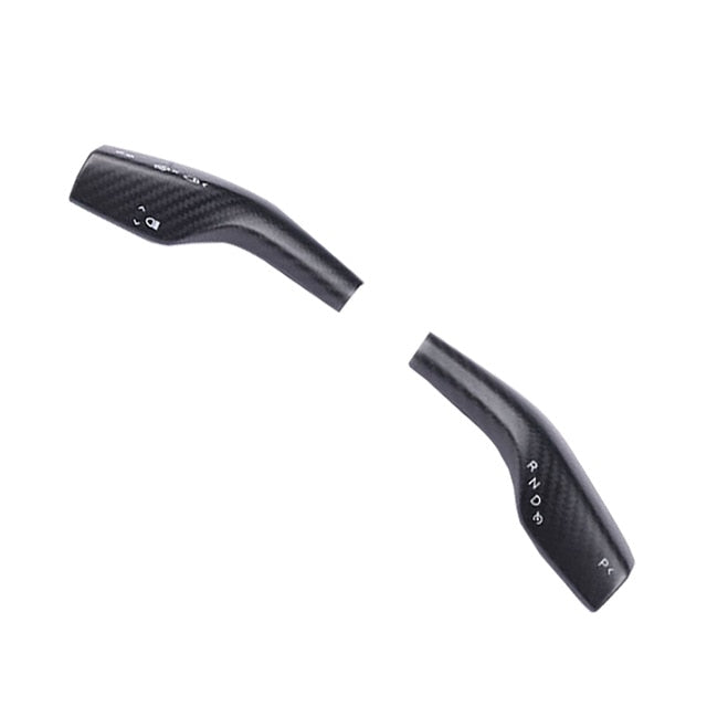 wiper gear lever gear decorative stickers Cover Carbon Fiber Pattern For Tesla Model 3 Model Y
