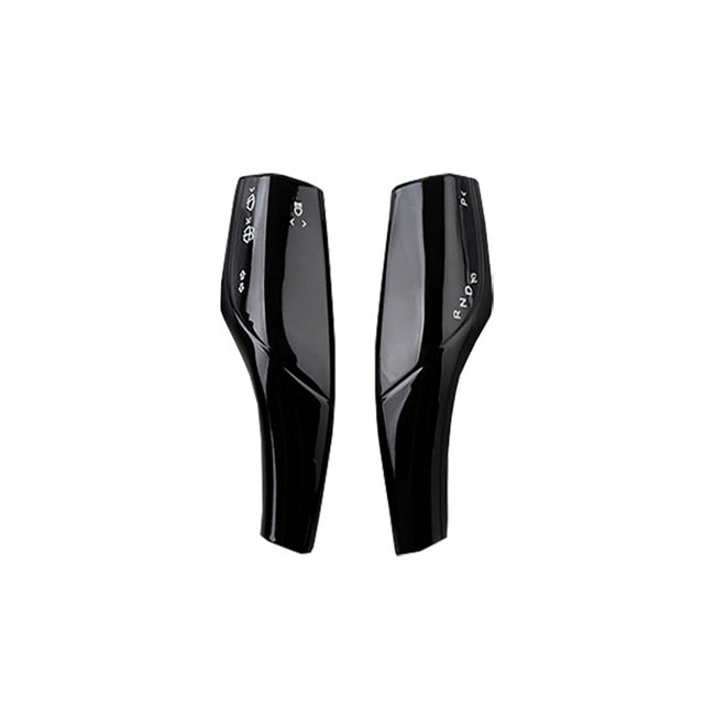 wiper gear lever gear decorative stickers Cover Carbon Fiber Pattern For Tesla Model 3 Model Y