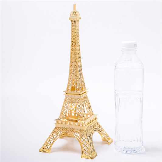 Gold Eiffel Tower Decor Zinc Alloy Home Decoration Improvement Gift Decorative Wine Cabinet