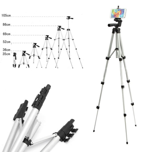 Universal Tripods Unfolded 1060mm Portable Professional Camera Tripod Phone Tablet Stand Holder for iPhone iPad Samsung Tripod