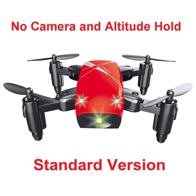 S9HW RC Drone With Camera HD S9 No Camera Foldable Mini Quadcopter Altitude Hold Helicopter WiFi FPV Micro Pocket Dron Aircraft