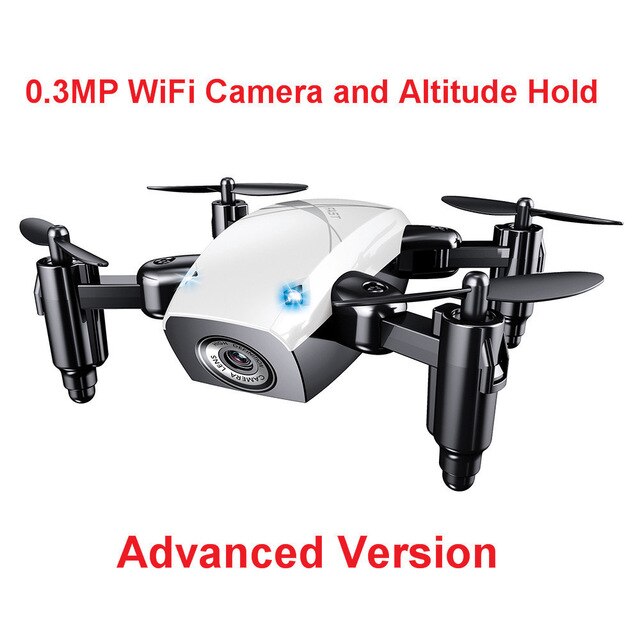 S9HW RC Drone With Camera HD S9 No Camera Foldable Mini Quadcopter Altitude Hold Helicopter WiFi FPV Micro Pocket Dron Aircraft