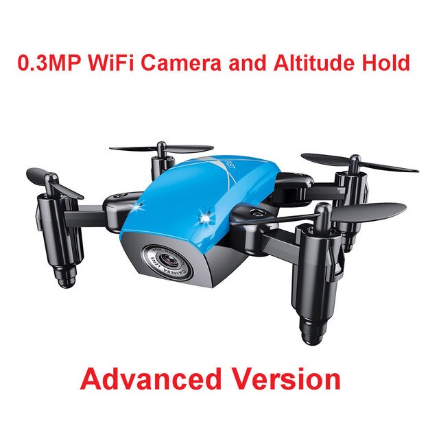 S9HW RC Drone With Camera HD S9 No Camera Foldable Mini Quadcopter Altitude Hold Helicopter WiFi FPV Micro Pocket Dron Aircraft