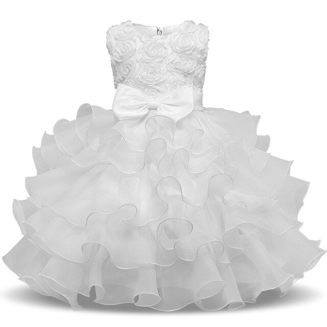 Kids Dresses For Girls Clothes Party Princess Vestidos Nina 5 6 7 8 year birthday Dress Girl Christmas Baptism Christening Gown