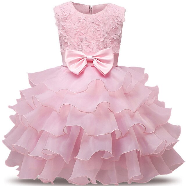 Kids Dresses For Girls Clothes Party Princess Vestidos Nina 5 6 7 8 year birthday Dress Girl Christmas Baptism Christening Gown
