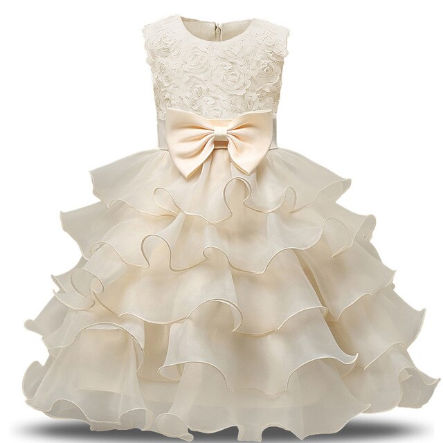 Kids Dresses For Girls Clothes Party Princess Vestidos Nina 5 6 7 8 year birthday Dress Girl Christmas Baptism Christening Gown
