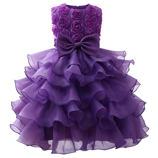 Kids Dresses For Girls Clothes Party Princess Vestidos Nina 5 6 7 8 year birthday Dress Girl Christmas Baptism Christening Gown