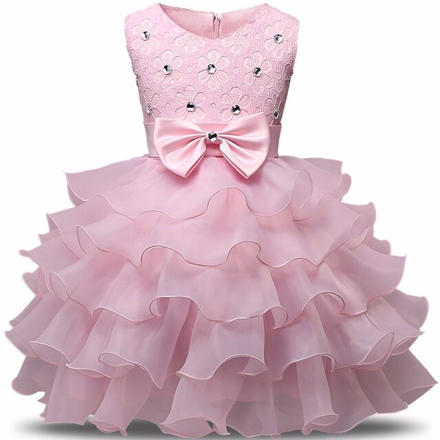 Kids Dresses For Girls Clothes Party Princess Vestidos Nina 5 6 7 8 year birthday Dress Girl Christmas Baptism Christening Gown