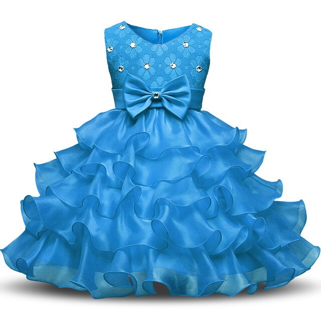 Kids Dresses For Girls Clothes Party Princess Vestidos Nina 5 6 7 8 year birthday Dress Girl Christmas Baptism Christening Gown