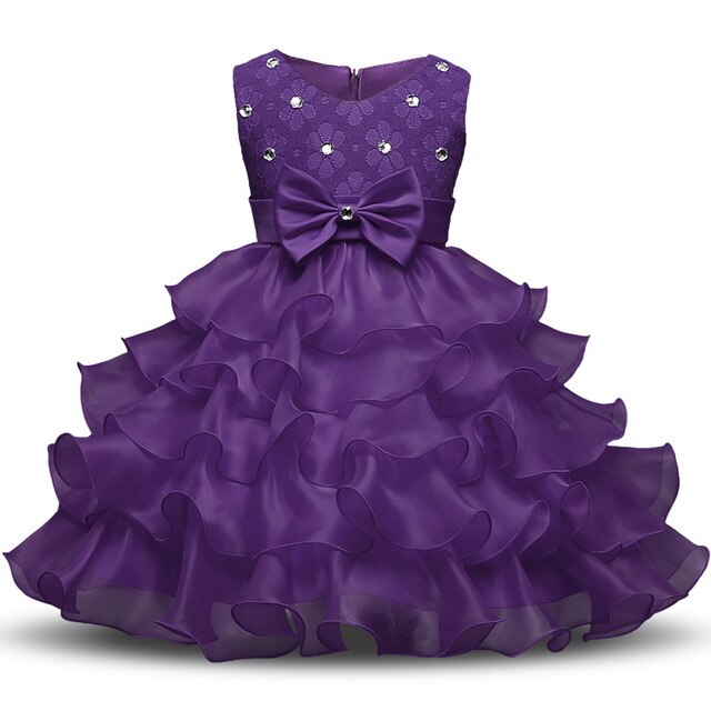Kids Dresses For Girls Clothes Party Princess Vestidos Nina 5 6 7 8 year birthday Dress Girl Christmas Baptism Christening Gown
