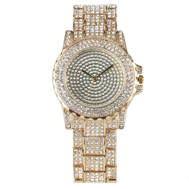 Women's Luxury Rhinestone Watches Lady Dress Women watch Bling Diamond Bracelet ladies Crystal Band Quartz Jewelry Wristwatches