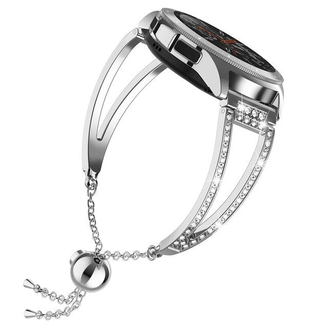 Watch 42mm Band Women Bling Jewelry Bracelets for 20mm Quick Release Strap For Samsung Galaxy Watch 42mm/Galaxy Watch Active 40m