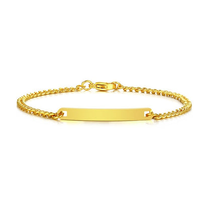 Vnox Adjustable Length Kids Babi ID Bracelets Anti Allergy Stainless Steel Girl Boy Children Anti Lost Jewelry Custom Name Phone