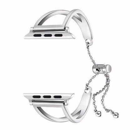 Women Fashion Jewelry Pendant Watch Band for Apple Watch 38 40mm 42 44mm Stainless Steel Strap for iWatch Band Series 5 4 3 2 1