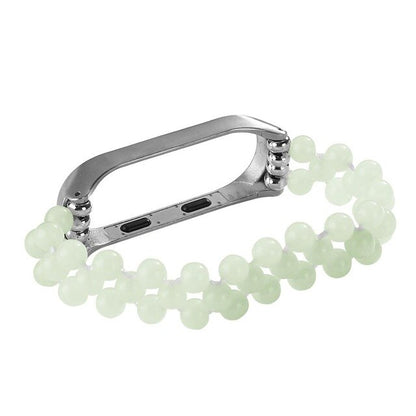 Womans Wrist Bracelet For Xiaomi Miband 4 3 Strap Agate Crystal Jewelry Style montre femme Wriststrap Correas De Reloj Miband 4