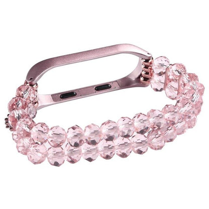 Womans Wrist Bracelet For Xiaomi Miband 4 3 Strap Agate Crystal Jewelry Style montre femme Wriststrap Correas De Reloj Miband 4
