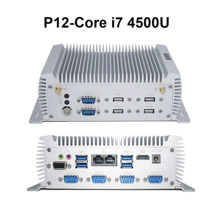Intel Core i5 8250u Quad Core minipc dual nuc i7 5500U Windows 10 Linux Industrial Computer COM HDMI VGA j1900 Thin Client