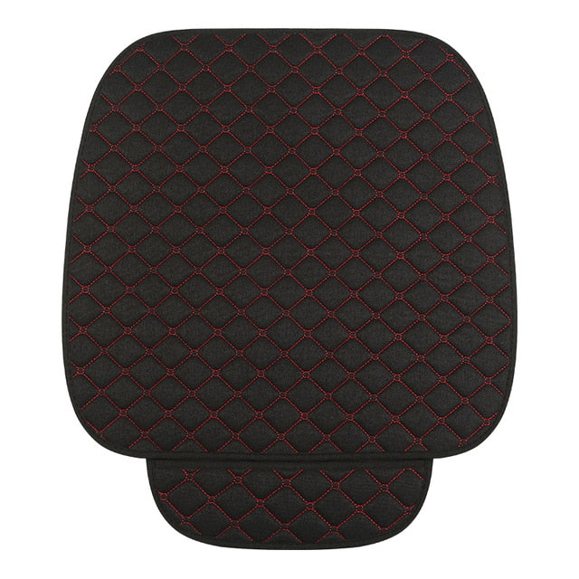 Linen Flax Car Seat Cover Protector Front Seat Back Cushion Pad Mat Auto Front Automotive interior Styling Truck SUV or Van