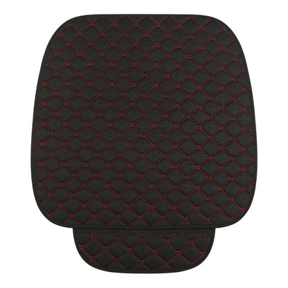 Linen Flax Car Seat Cover Protector Front Seat Back Cushion Pad Mat Auto Front Automotive interior Styling Truck SUV or Van