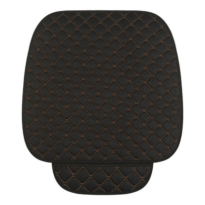 Linen Flax Car Seat Cover Protector Front Seat Back Cushion Pad Mat Auto Front Automotive interior Styling Truck SUV or Van