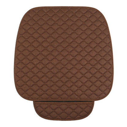 Linen Flax Car Seat Cover Protector Front Seat Back Cushion Pad Mat Auto Front Automotive interior Styling Truck SUV or Van
