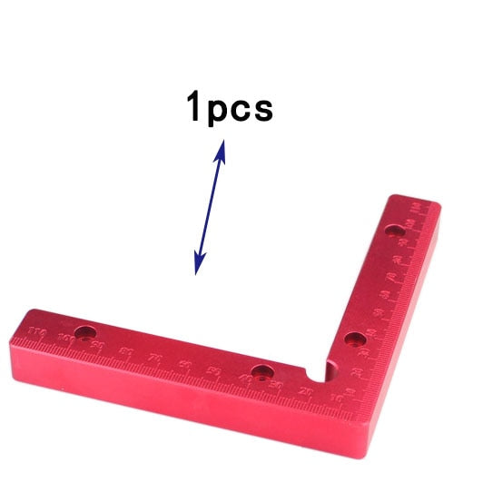 2 pc 90 Degrees L-Shaped Auxiliary Fixture Splicing board Positioning Panel Fixed clip Carpenter's Square Ruler Woodworking tool