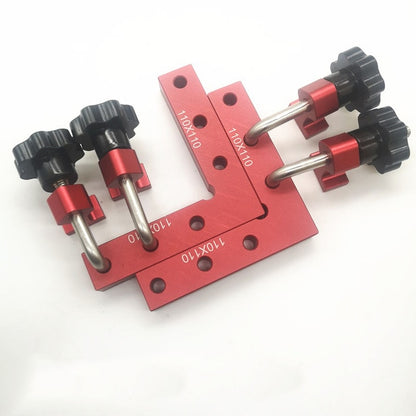 2 pc 90 Degrees L-Shaped Auxiliary Fixture Splicing board Positioning Panel Fixed clip Carpenter's Square Ruler Woodworking tool