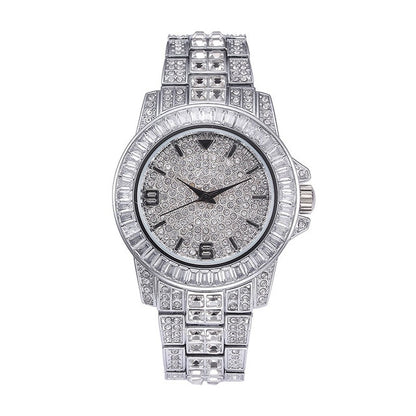 Hip Hop Micro Paved AAA Cubic Zirconia Bling Iced Out Men Gold Bracelet Watch Band Link Chain Bracelets Bangles for Men Jewelry