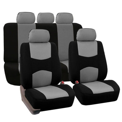 AUTOYOUTH Automobiles Seat Covers Full Car Seat Cover Universal Fit Interior Accessories Protector Color Gray Car-Styling