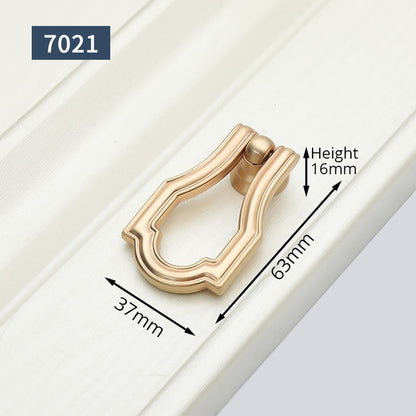 KAK European Style Vintage Gold Cabinet Pulls Solid Zinc Alloy Kitchen Cupboard Handle Drawer Knobs Furniture Handle Hardware