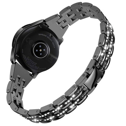 Toyouths Metal Crystal Diamond Band for Samsung Galaxy Watch 42mm Bracelet Wristband Women Strap for Galaxy Watch Active2 40mm