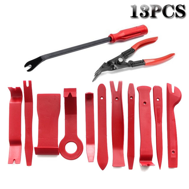 Hand Tool Kit Pry Disassembly Tool Interior Door Clip Panel Trim Dashboard Removal Tool Auto Car Opening Repair Tool Set