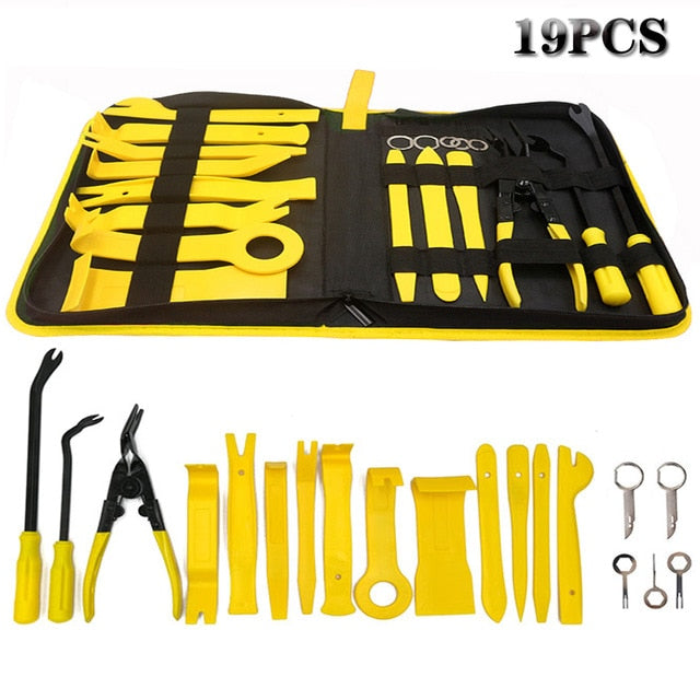 Hand Tool Kit Pry Disassembly Tool Interior Door Clip Panel Trim Dashboard Removal Tool Auto Car Opening Repair Tool Set