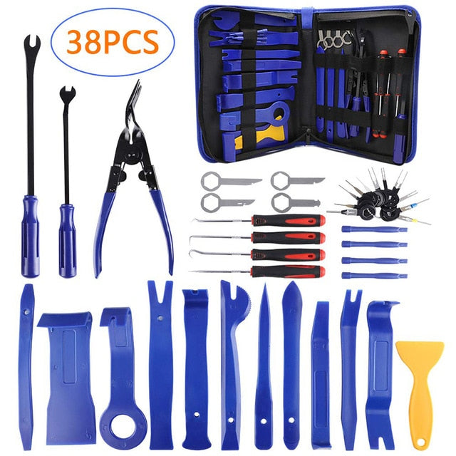 Hand Tool Kit Pry Disassembly Tool Interior Door Clip Panel Trim Dashboard Removal Tool Auto Car Opening Repair Tool Set