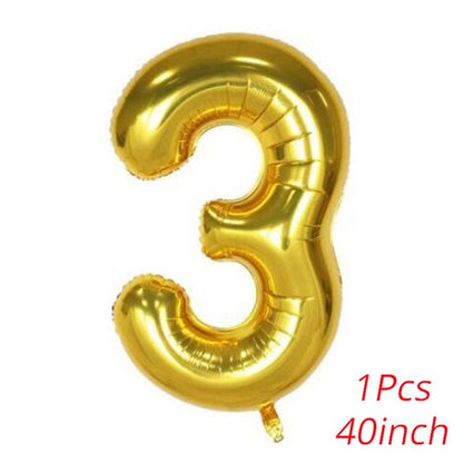 Gold Party Disposable Tableware Set Party Paper Cups Plates Straws Banner Latex Balloons Birthday Party Decoration Kids Supplies