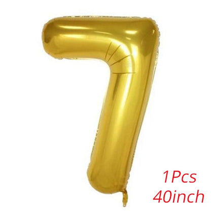 Gold Party Disposable Tableware Set Party Paper Cups Plates Straws Banner Latex Balloons Birthday Party Decoration Kids Supplies