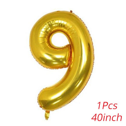 Gold Party Disposable Tableware Set Party Paper Cups Plates Straws Banner Latex Balloons Birthday Party Decoration Kids Supplies