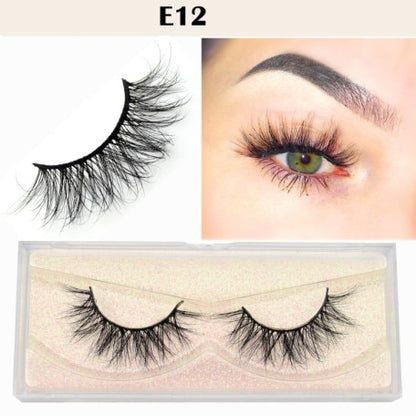 Visofree Eyelashes 3D Mink Lashes natural handmade  volume soft lashes long eyelash  extension real mink eyelash for makeup E01