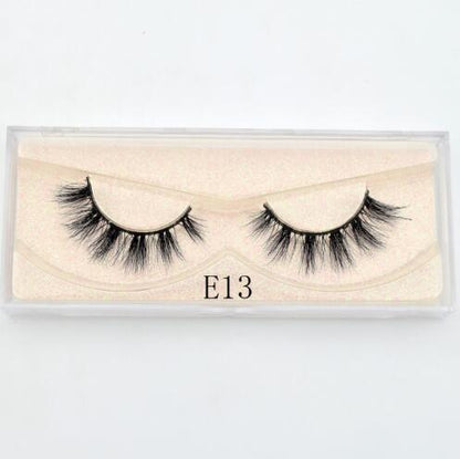 Visofree Eyelashes 3D Mink Lashes natural handmade  volume soft lashes long eyelash  extension real mink eyelash for makeup E01