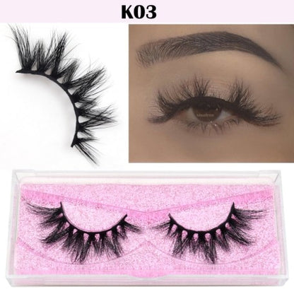 Visofree Eyelashes 3D Mink Lashes natural handmade  volume soft lashes long eyelash  extension real mink eyelash for makeup E01
