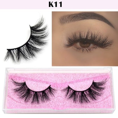 Visofree Eyelashes 3D Mink Lashes natural handmade  volume soft lashes long eyelash  extension real mink eyelash for makeup E01