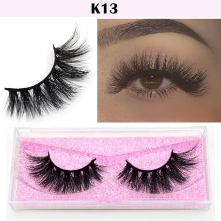 Visofree Eyelashes 3D Mink Lashes natural handmade  volume soft lashes long eyelash  extension real mink eyelash for makeup E01