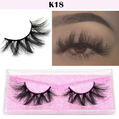 Visofree Eyelashes 3D Mink Lashes natural handmade  volume soft lashes long eyelash  extension real mink eyelash for makeup E01
