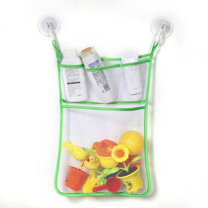 Baby Toy Mesh Bag Bath Bathtub Doll Organizer Suction Bathroom Bath Toy Stuff Net Baby Kids Bath Bathtub Toy Bath Game Bag Kids