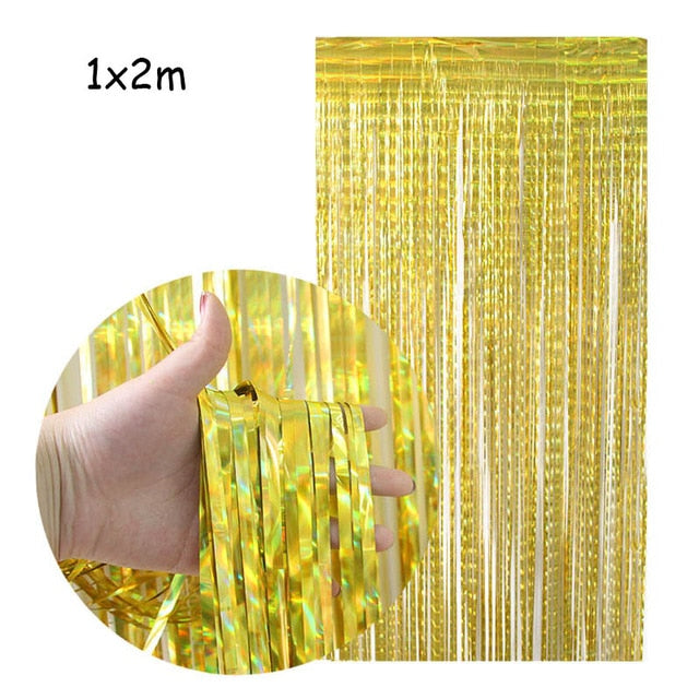 Gold Party Disposable Tableware Set Party Paper Cups Plates Straws Banner Latex Balloons Birthday Party Decoration Kids Supplies