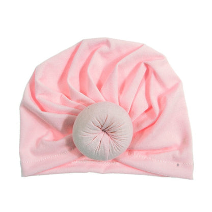 New Mommy And Me Cotton Blend Handmade Hat Women Caps Baby Girls Turban Hats Twist Knot Headwear Hair Accessories
